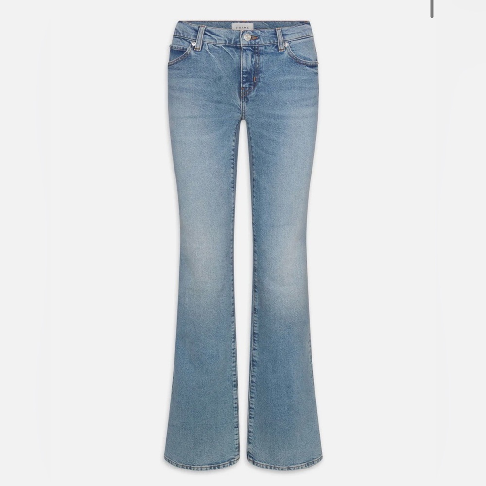 Frame Denim Spirit Blue low rise boot cut NWT Size 27
